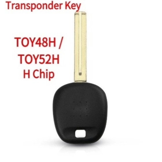 2013-2020 Toyota / Scion - TOY48H / TOY52H Transponder Key (H Chip)(Aftermarket chip/OEM chip )(No logo)